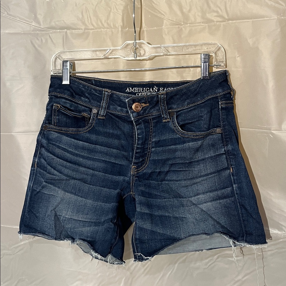 American Eagle Women’s Super Super Stretch Denim Jean Shorts Size 8 (NWOT)